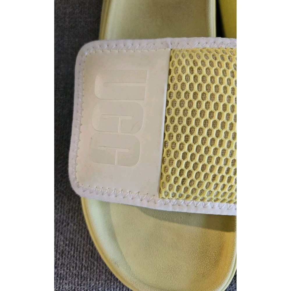 Ugg LA Light Sandals Womens Size 11 Yellow Slides Comfort No Size Tag - Picture 4 of 11